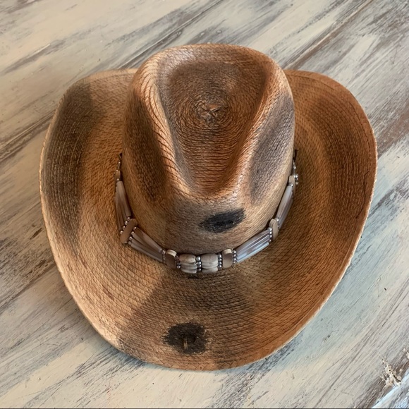 Peter Grimm Womens Distressed Cowboy Hat - Picture 2 of 7